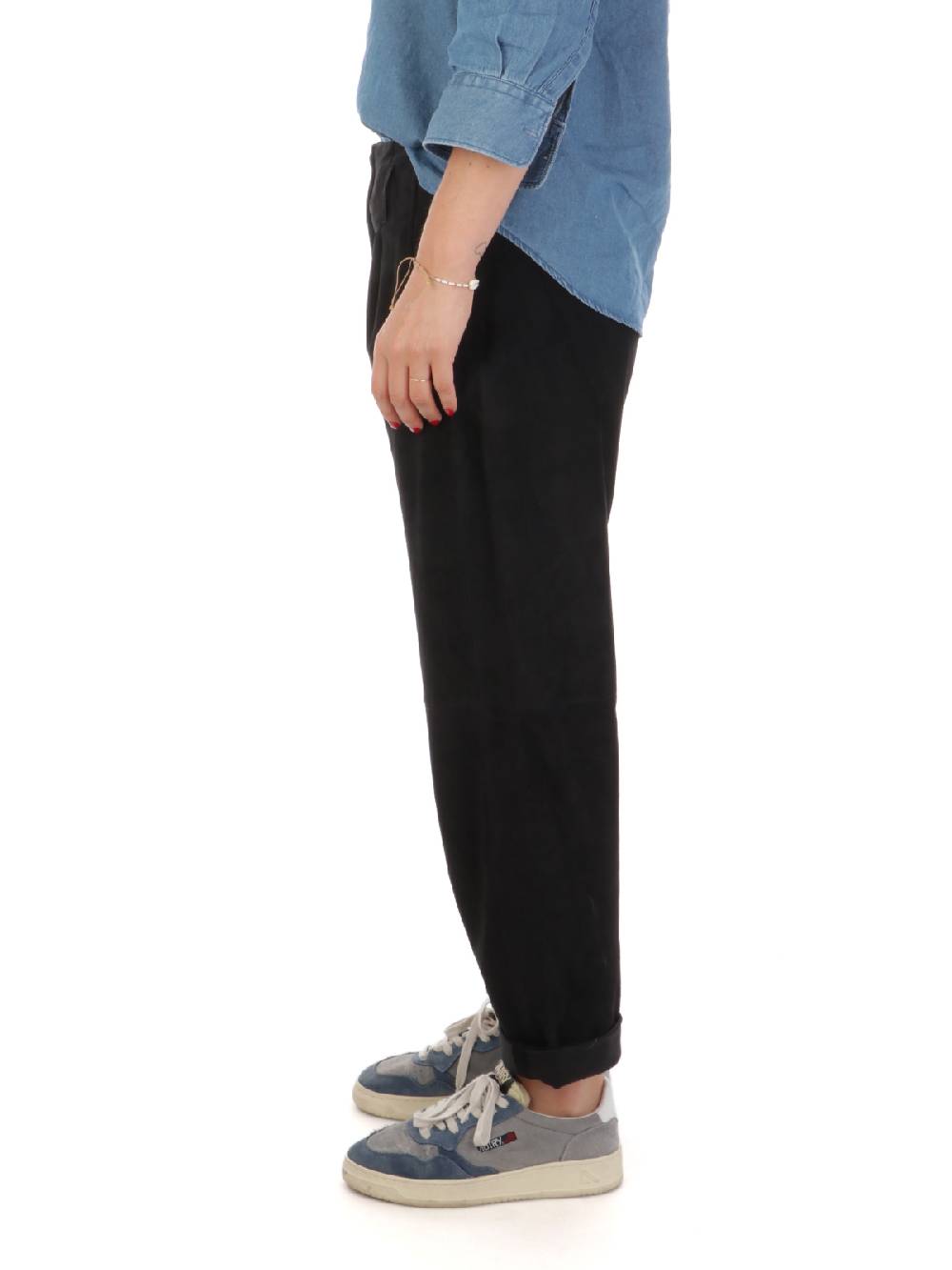 KILTIE Pantaloni Donna Arles in Suede
