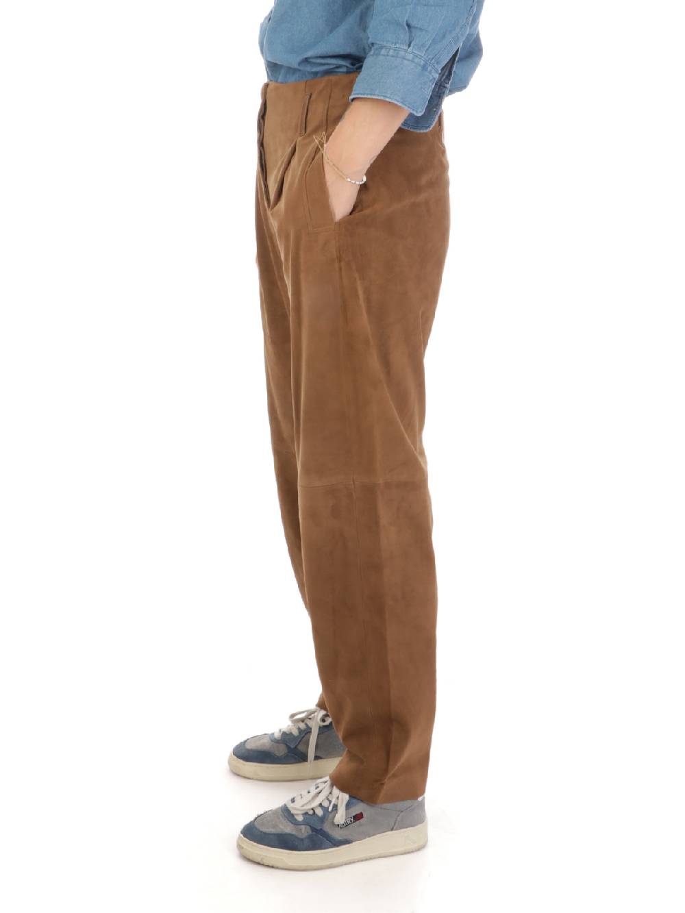 KILTIE Pantaloni Donna Arles in Suede