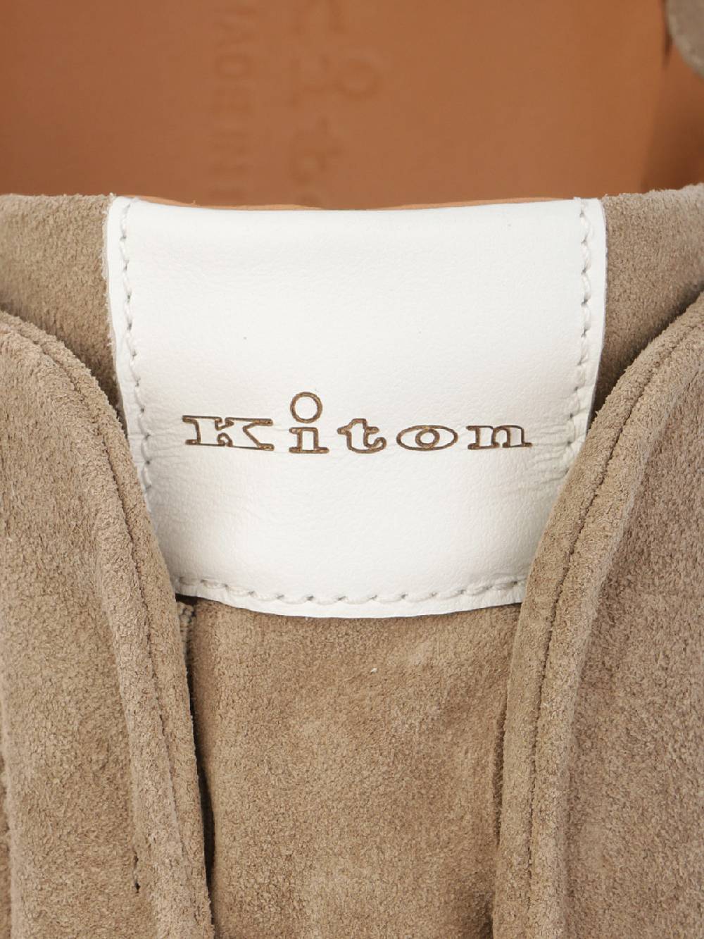 KITON Sneakers Uomo In Suede Senza Lacci