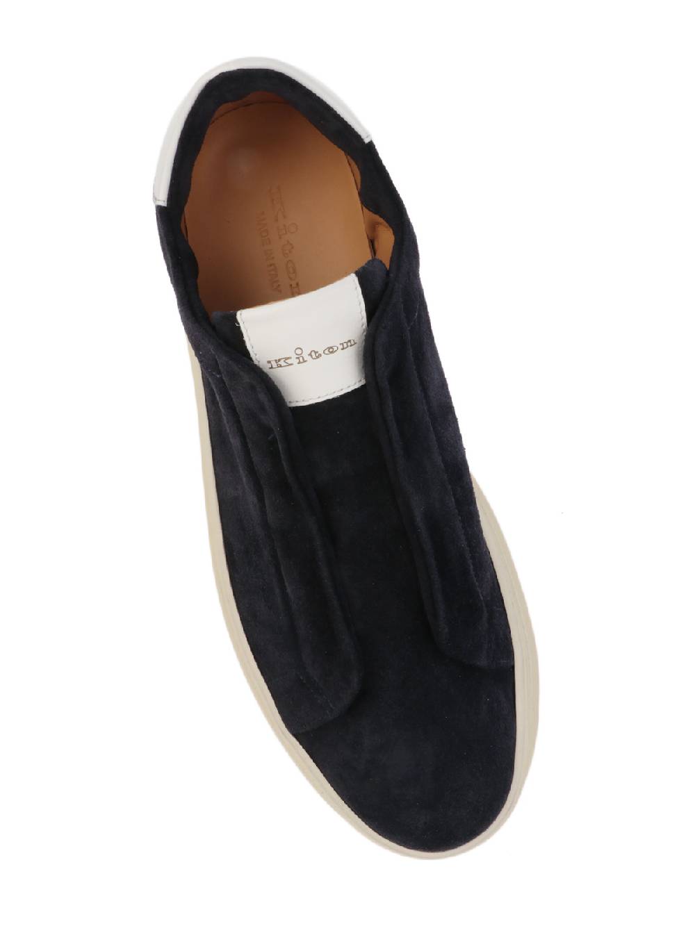 KITON Sneakers Uomo In Suede Senza Lacci