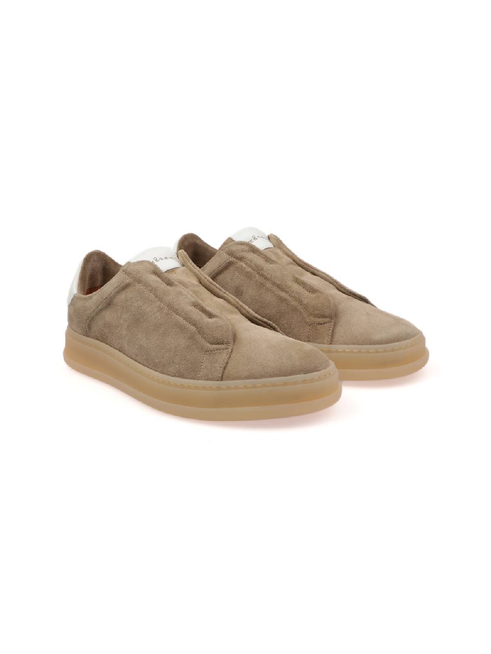 KITON Sneakers Uomo in Suede senza Lacci