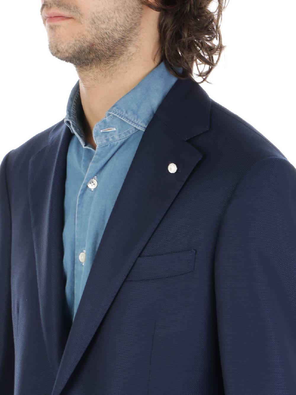 LUIGI BIANCHI MANTOVA Giacca Uomo In Lana Vergine