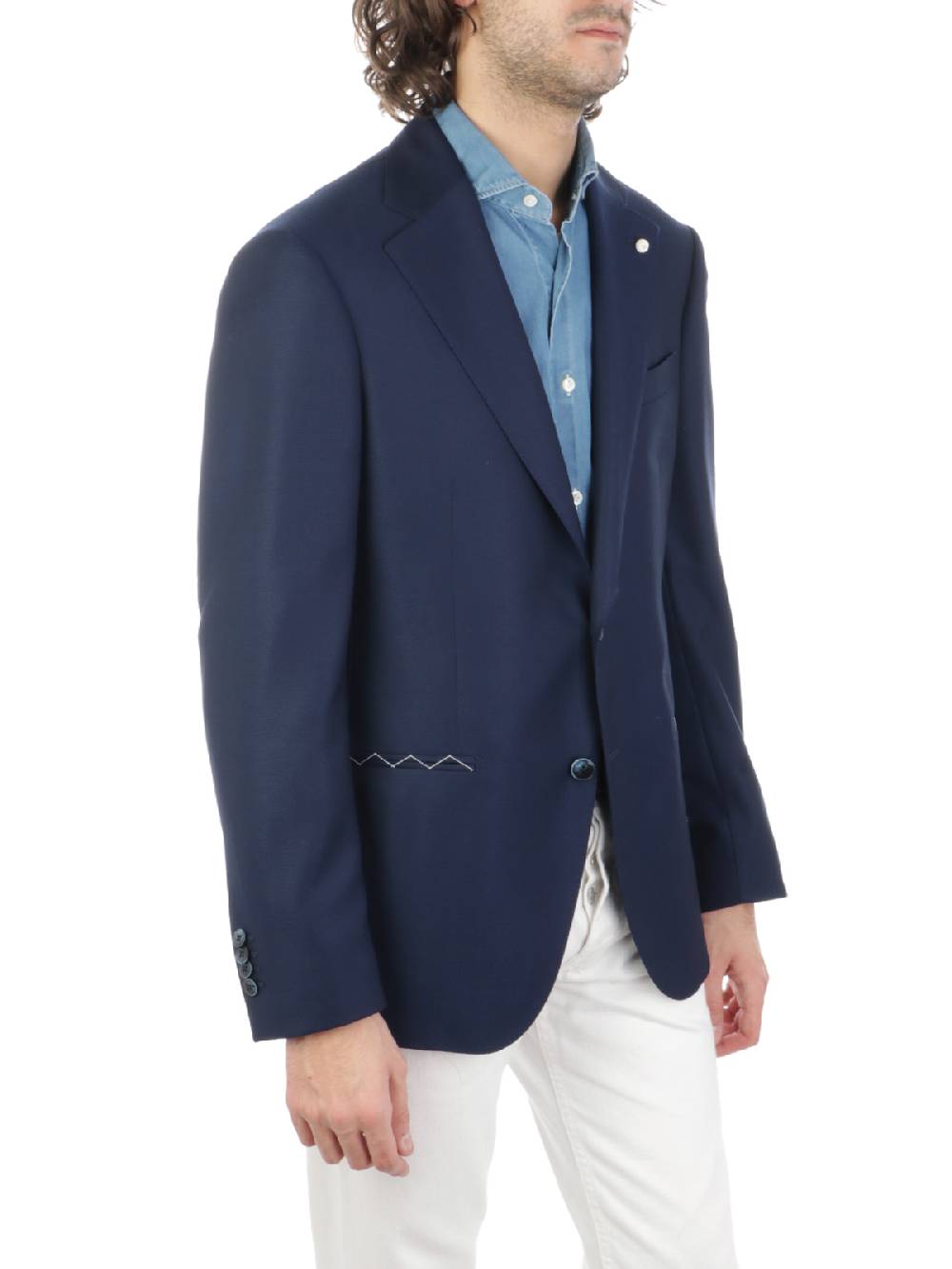 LUIGI BIANCHI MANTOVA Giacca Uomo In Lana Vergine