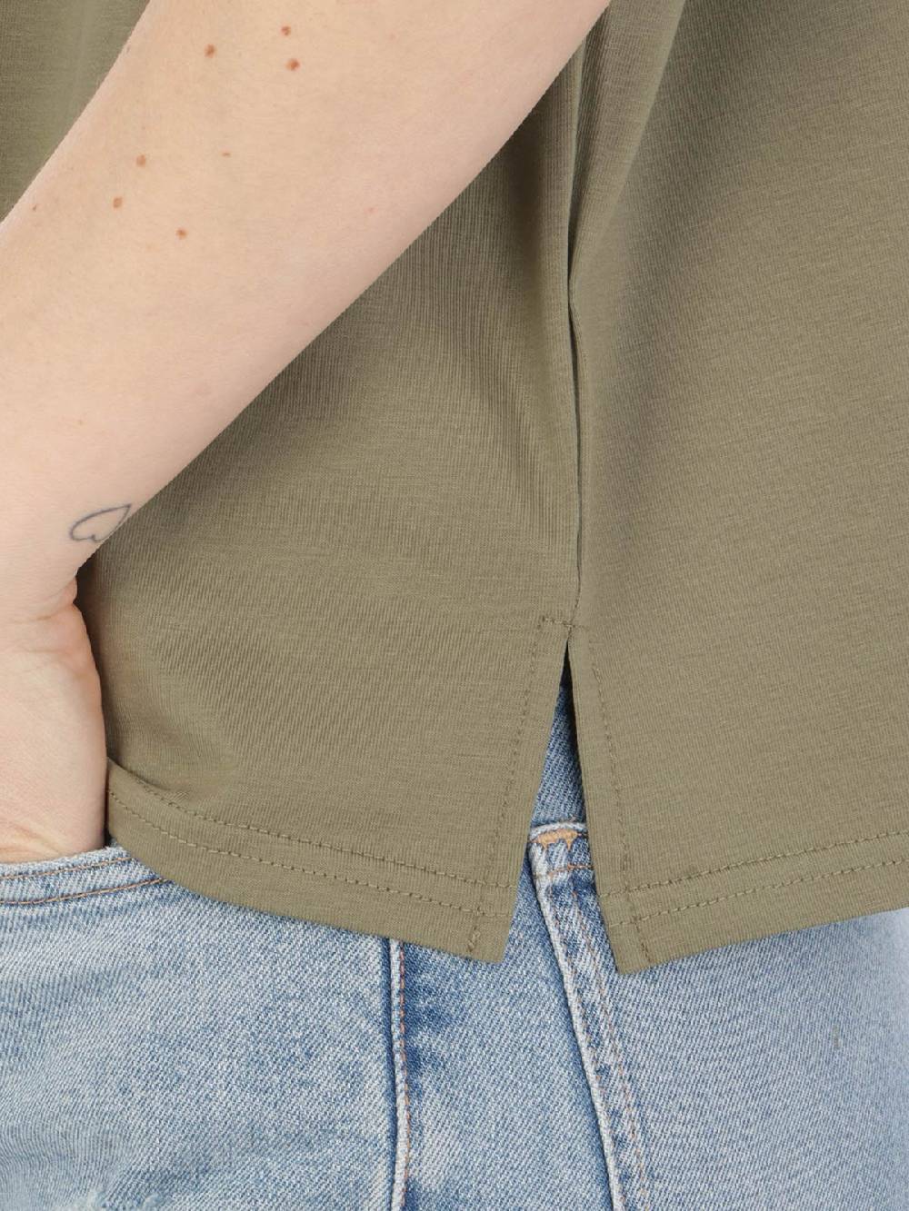 MAIDA MILA Blusa Ampia Donna In Cotone Stretch