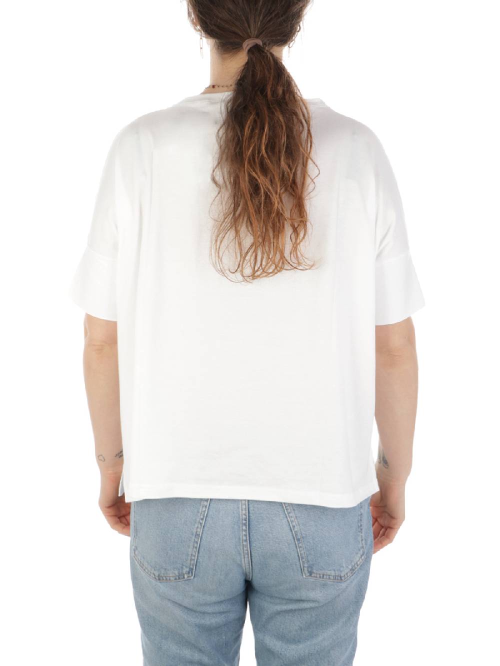 MAIDA MILA Blusa Ampia Donna In Cotone Stretch