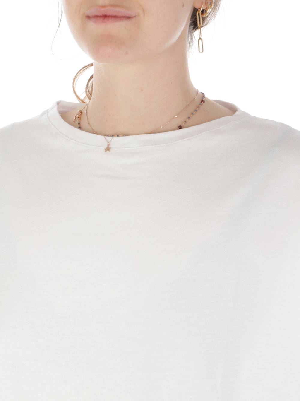 MAIDA MILA Blusa Ampia Donna In Cotone Stretch