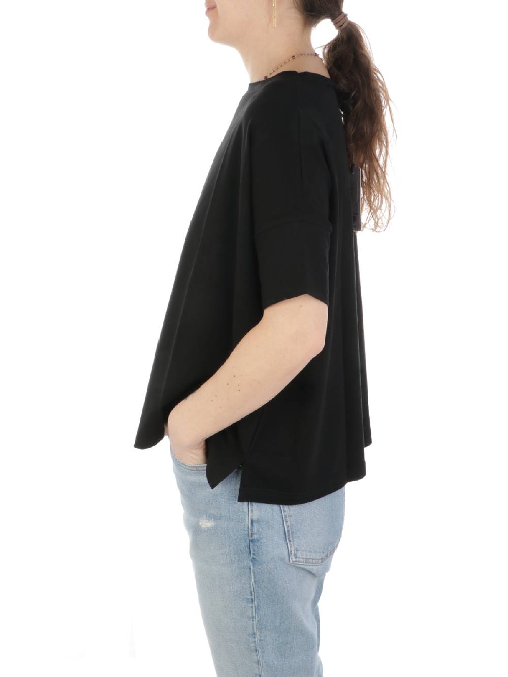 MAIDA MILA Blusa Ampia Donna In Cotone Stretch