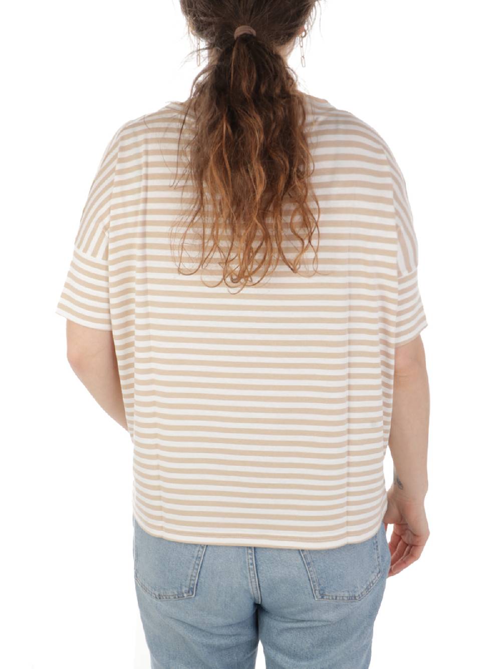 MAIDA MILA Blusa Ampia Donna Rigata In Viscosa