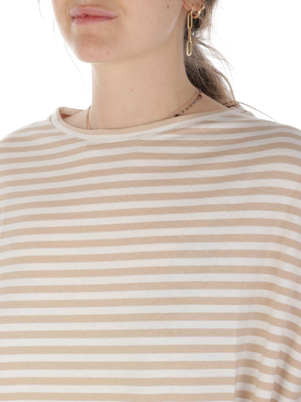 MAIDA MILA Blusa Ampia Donna Rigata In Viscosa