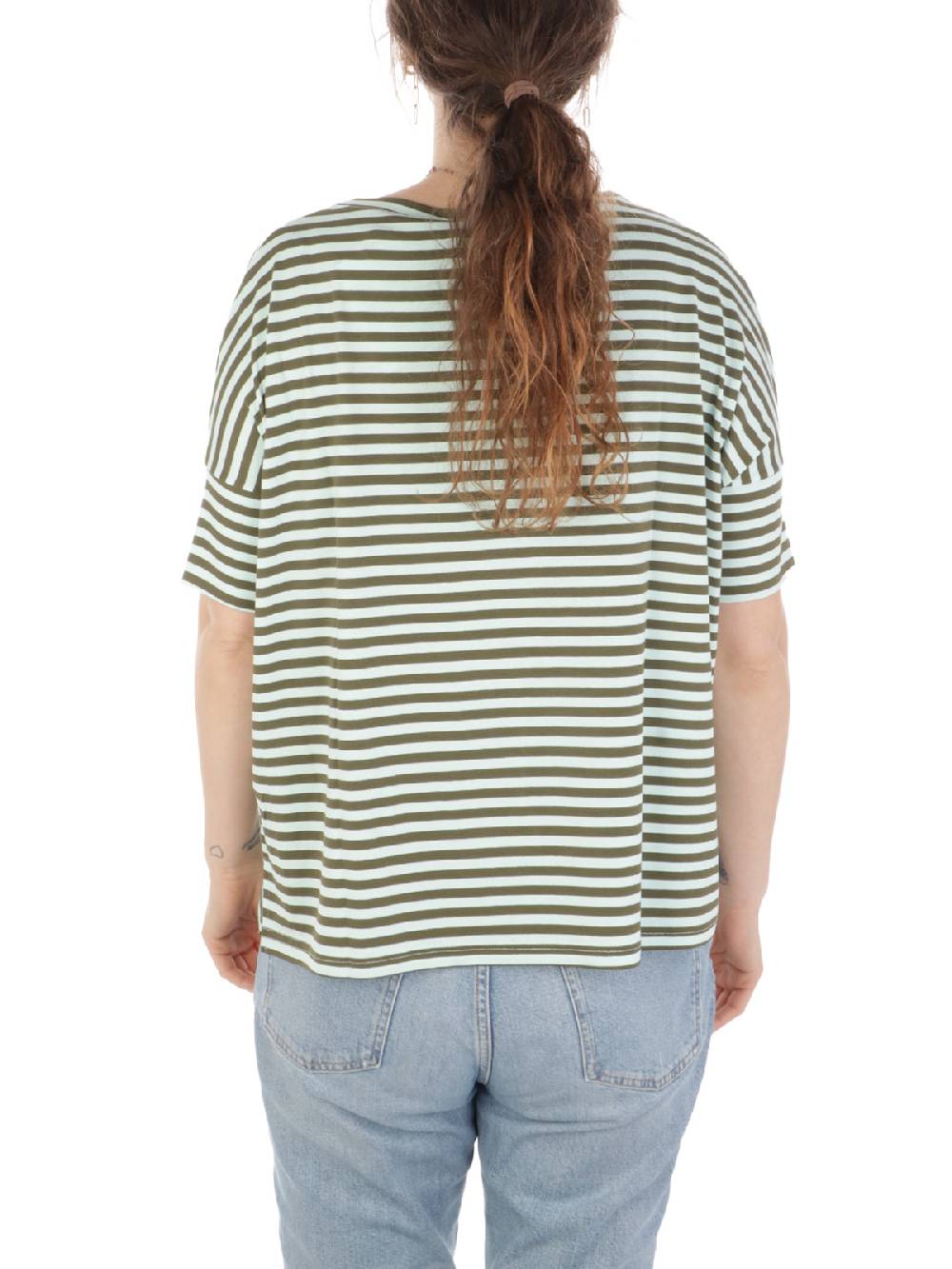 MAIDA MILA Blusa Ampia Donna Rigata In Viscosa