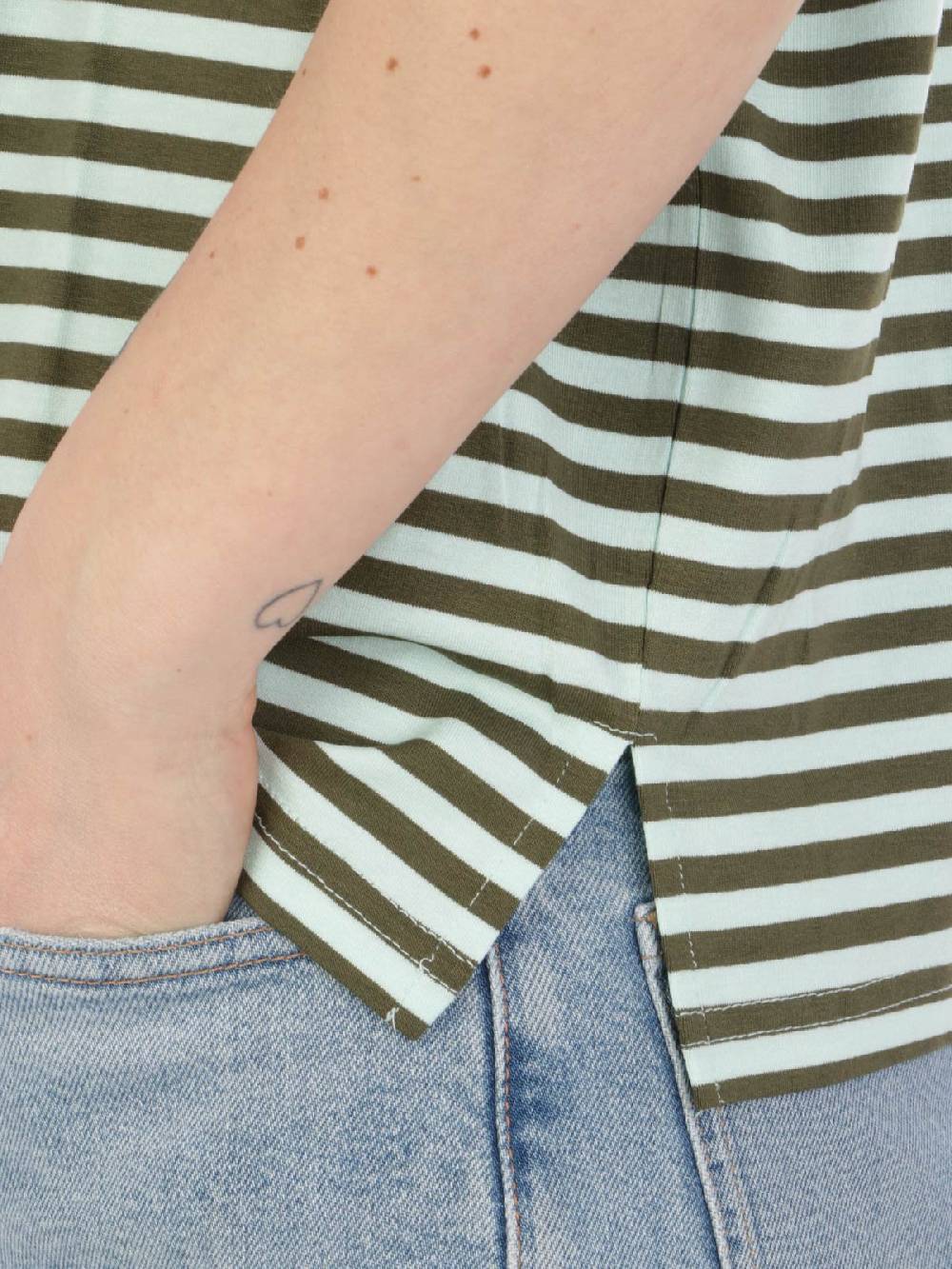 MAIDA MILA Blusa Ampia Donna Rigata In Viscosa