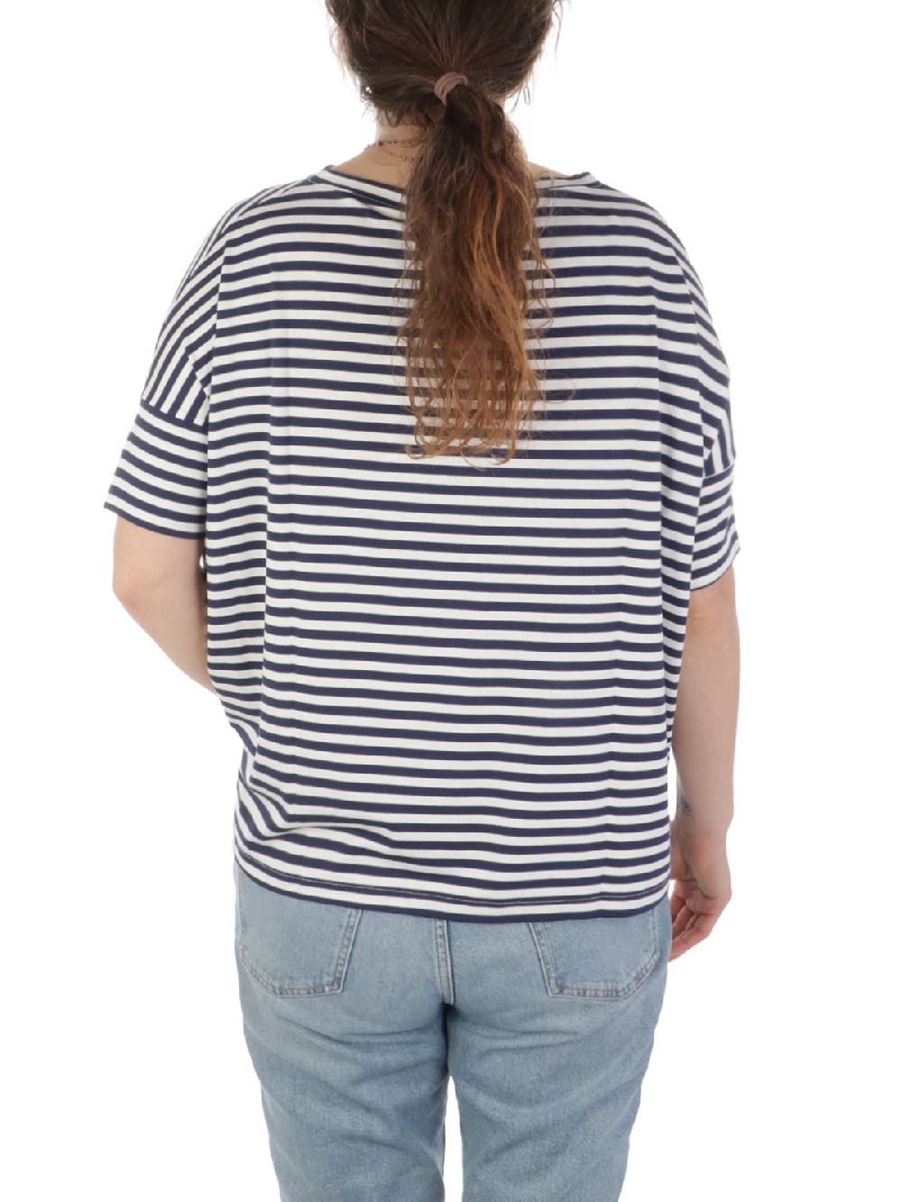 MAIDA MILA Blusa Ampia Donna Rigata In Viscosa