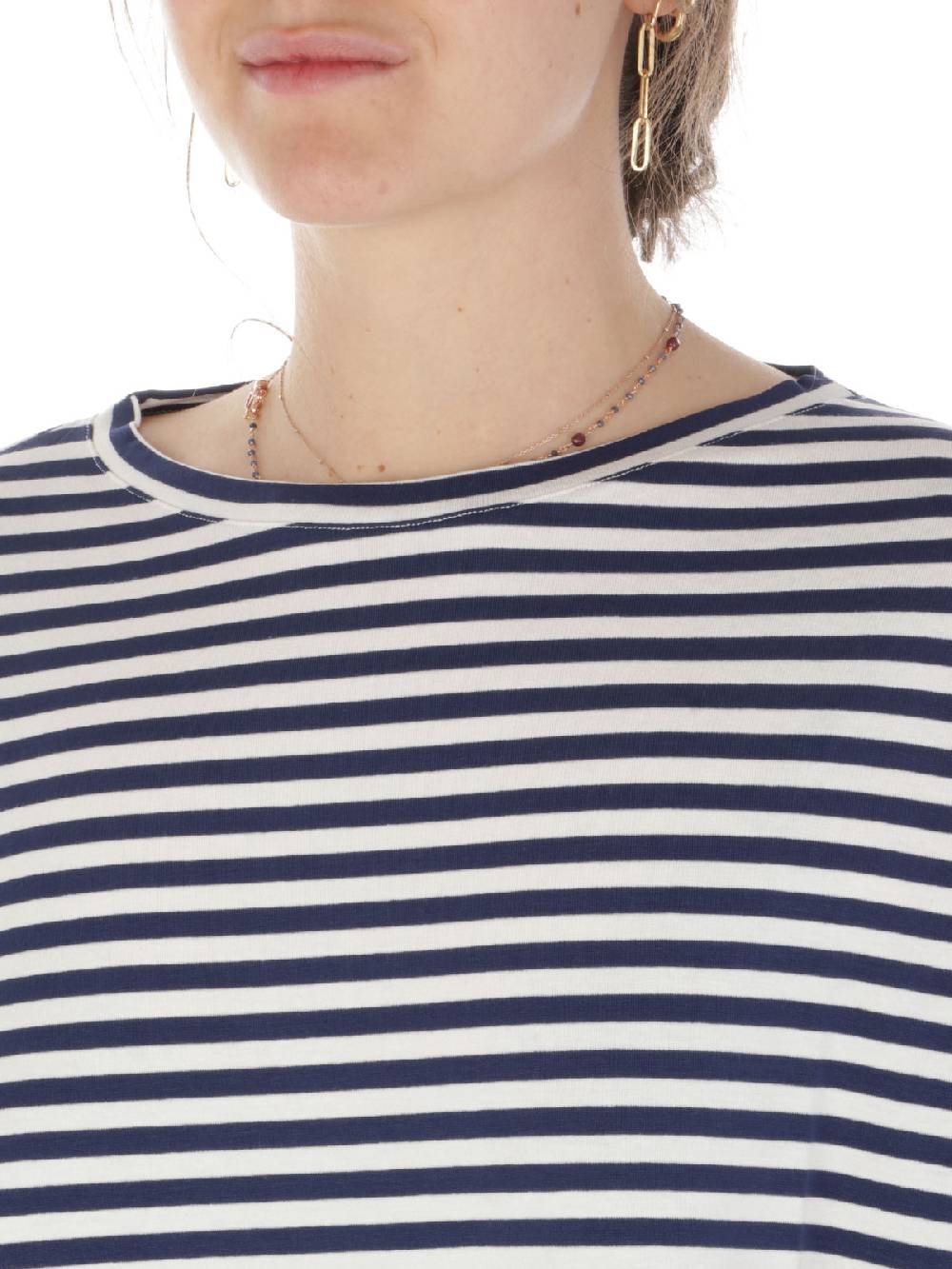 MAIDA MILA Blusa Ampia Donna Rigata In Viscosa