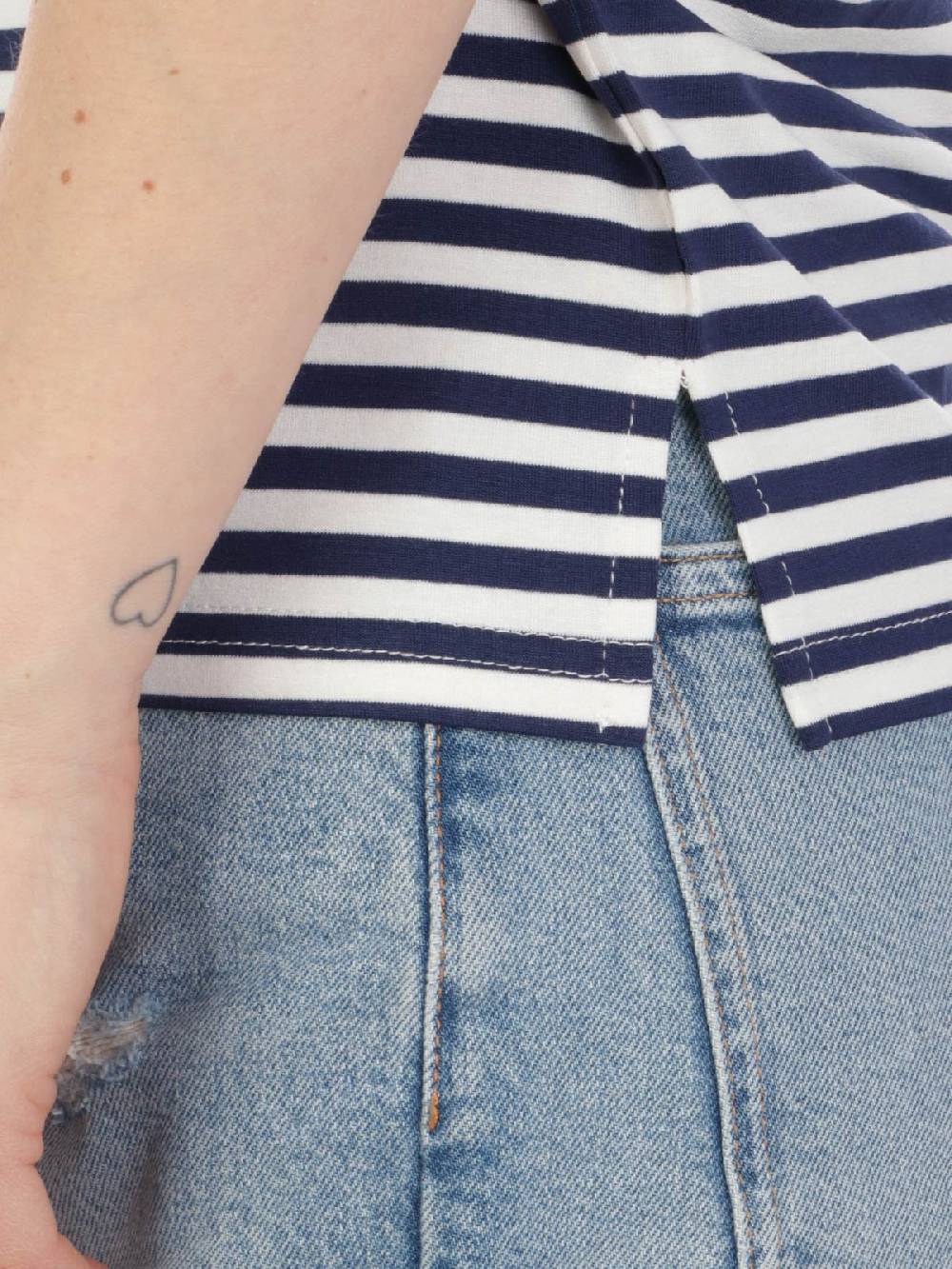 MAIDA MILA Blusa Ampia Donna Rigata In Viscosa