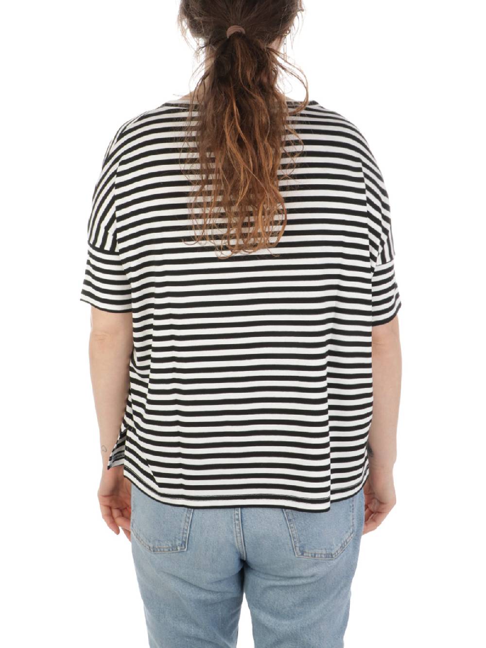 MAIDA MILA Blusa Ampia Donna Rigata In Viscosa