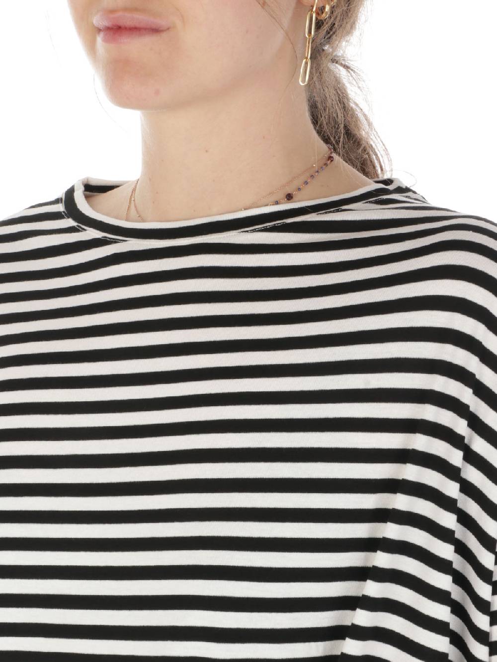 MAIDA MILA Blusa Ampia Donna Rigata In Viscosa