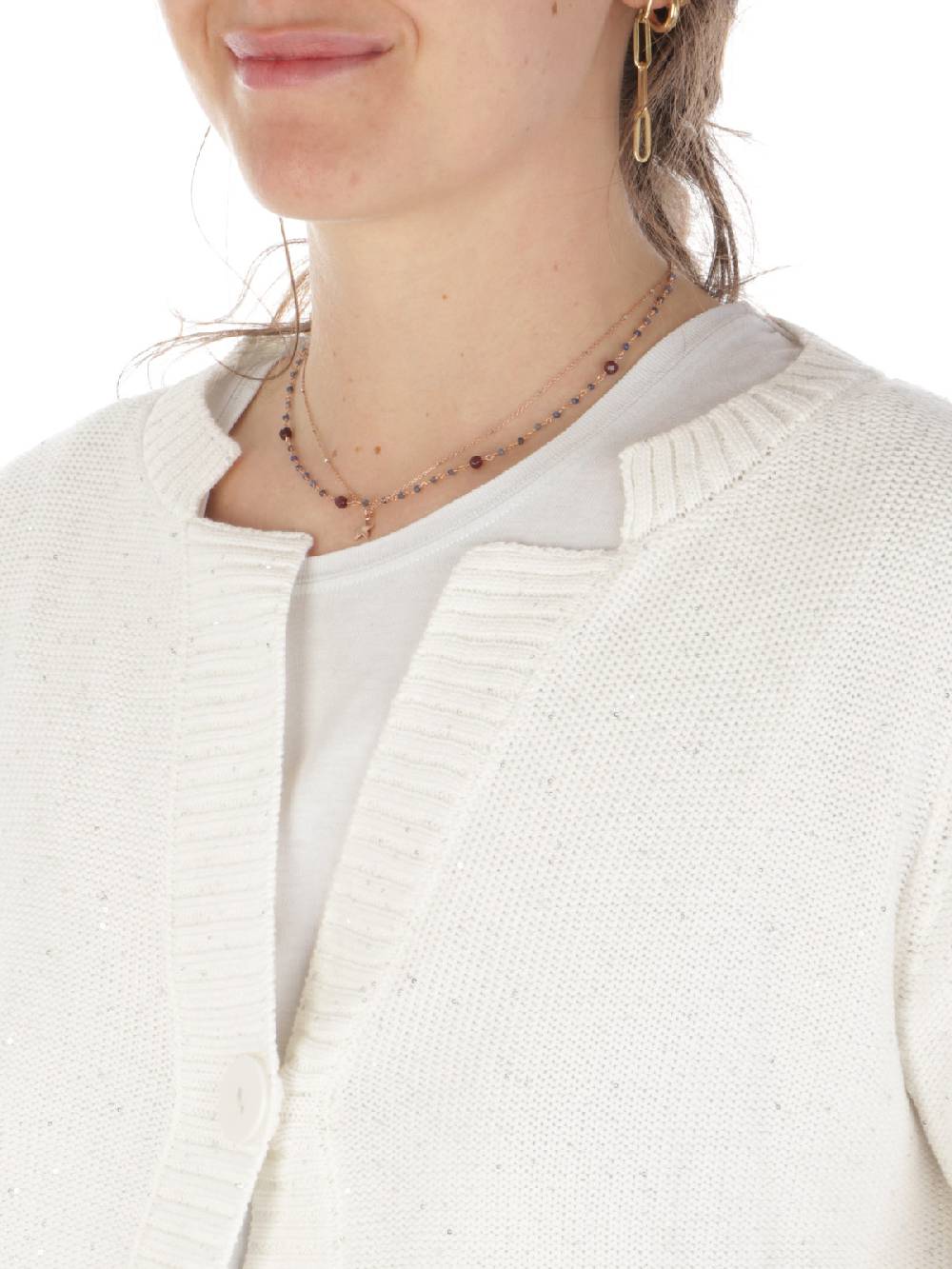 MAIDA MILA Cardigan Donna Con Paillettes