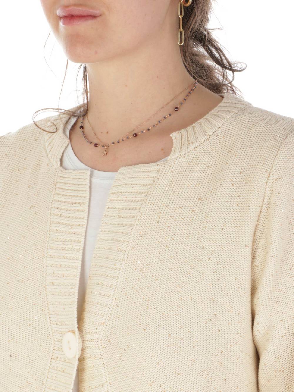 MAIDA MILA Cardigan Donna Con Paillettes