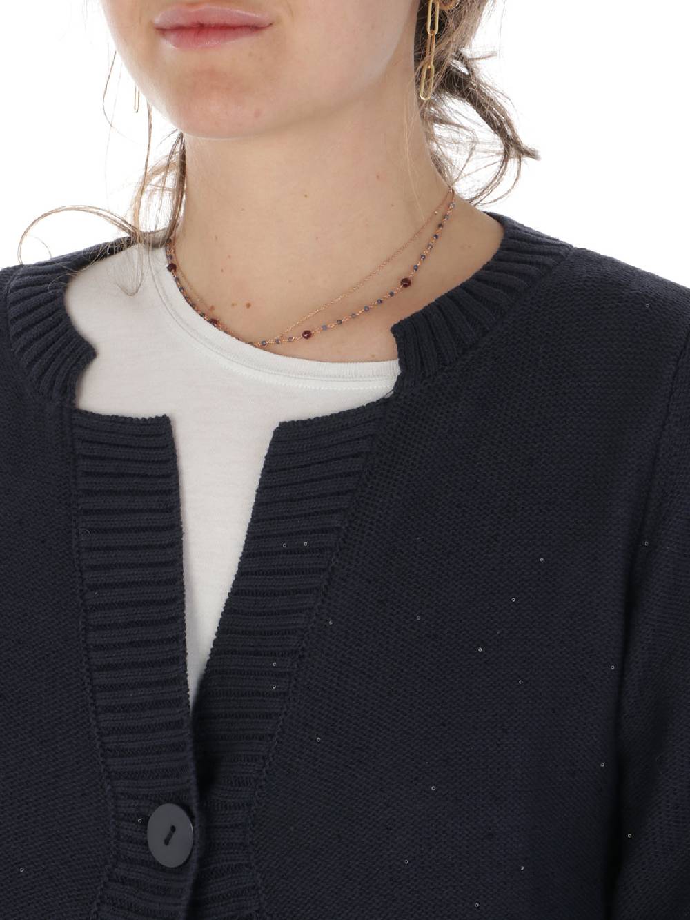 MAIDA MILA Cardigan Donna Con Paillettes
