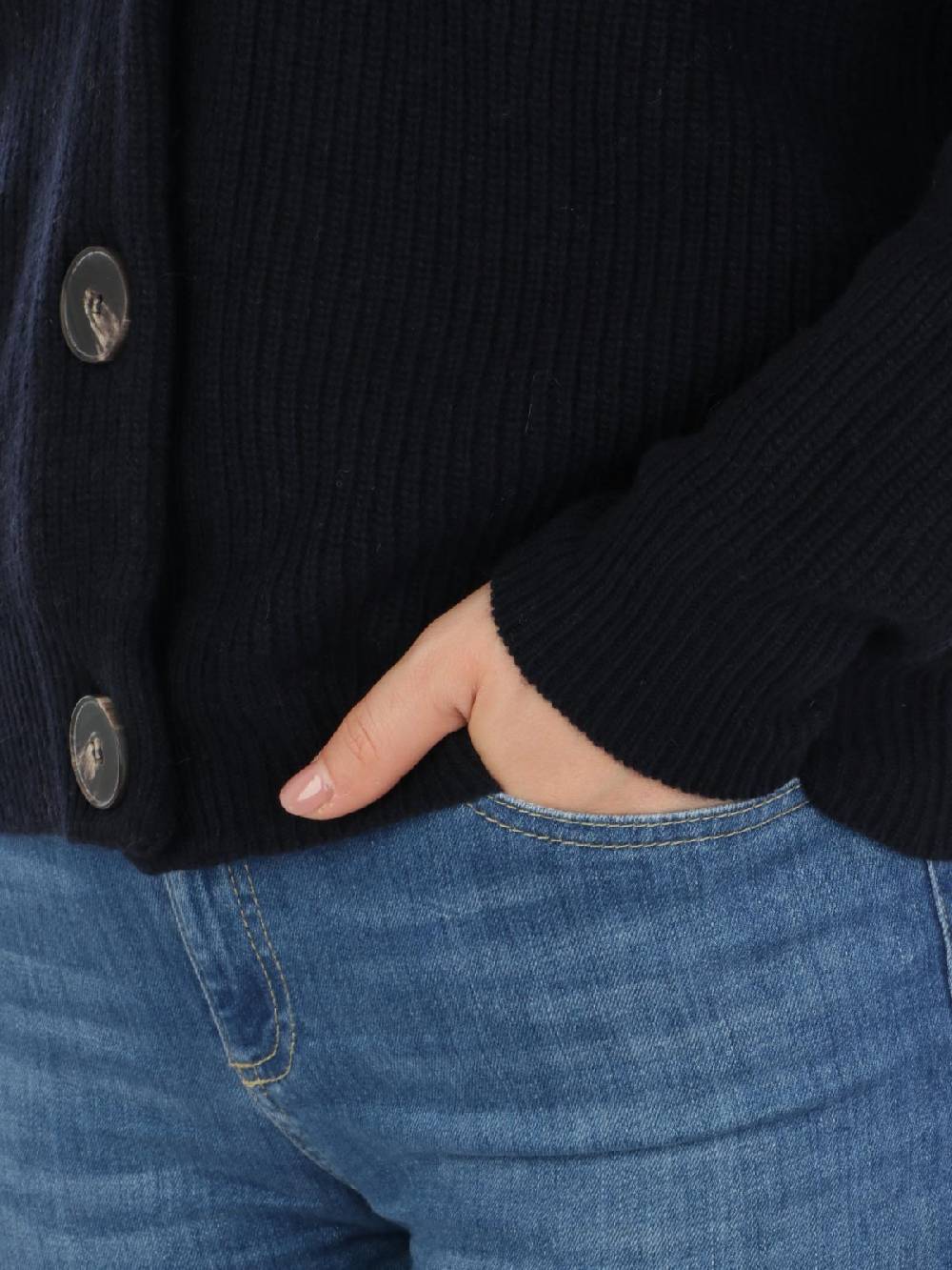 MIA Cardigan Donna In Lana E Cashmere