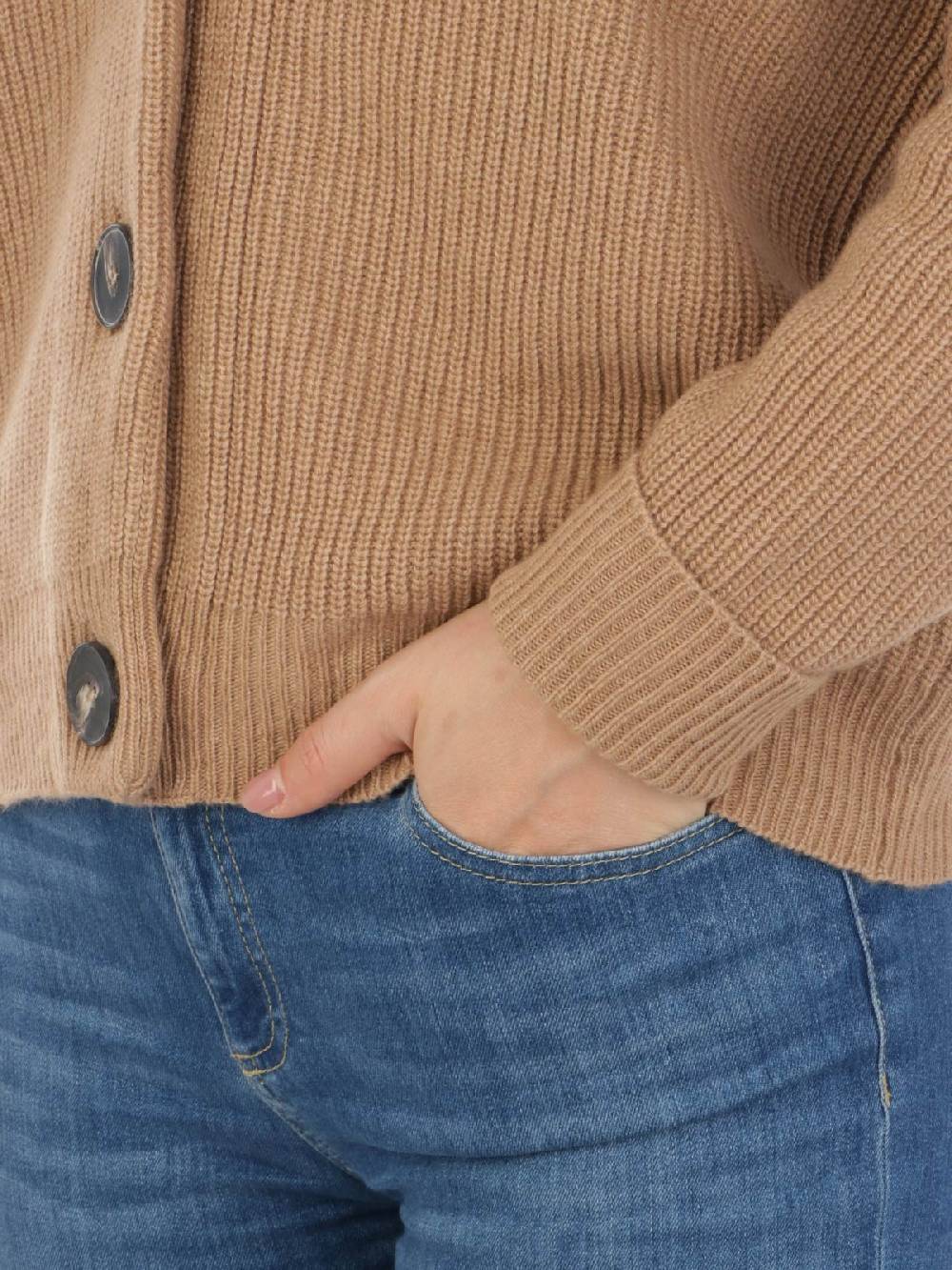 MIA Cardigan Donna In Lana E Cashmere