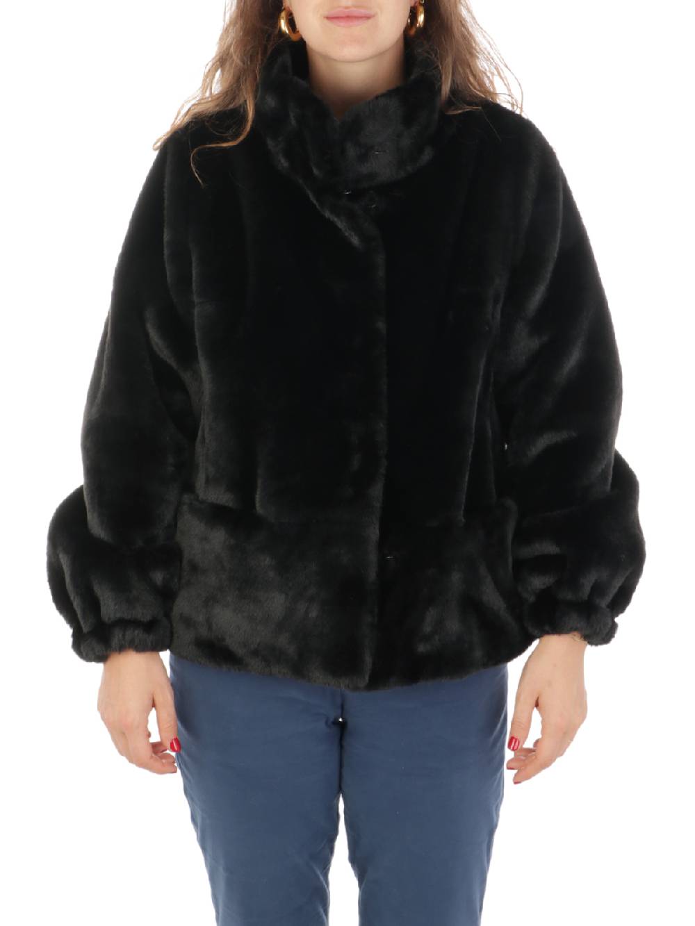 NENETTE Giacca Corta Donna In Ecopelliccia