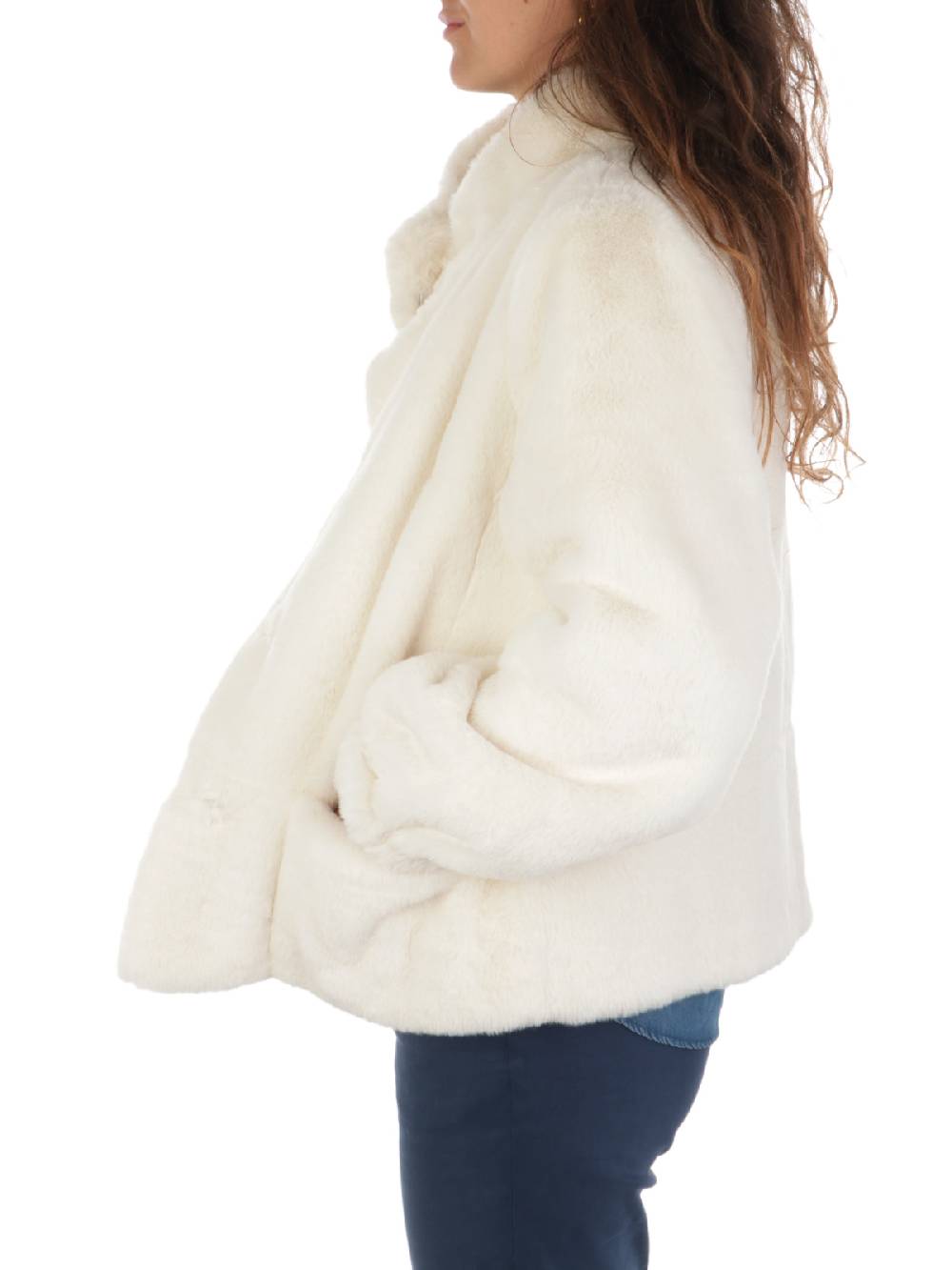 NENETTE Giacca Corta Donna in Ecopelliccia