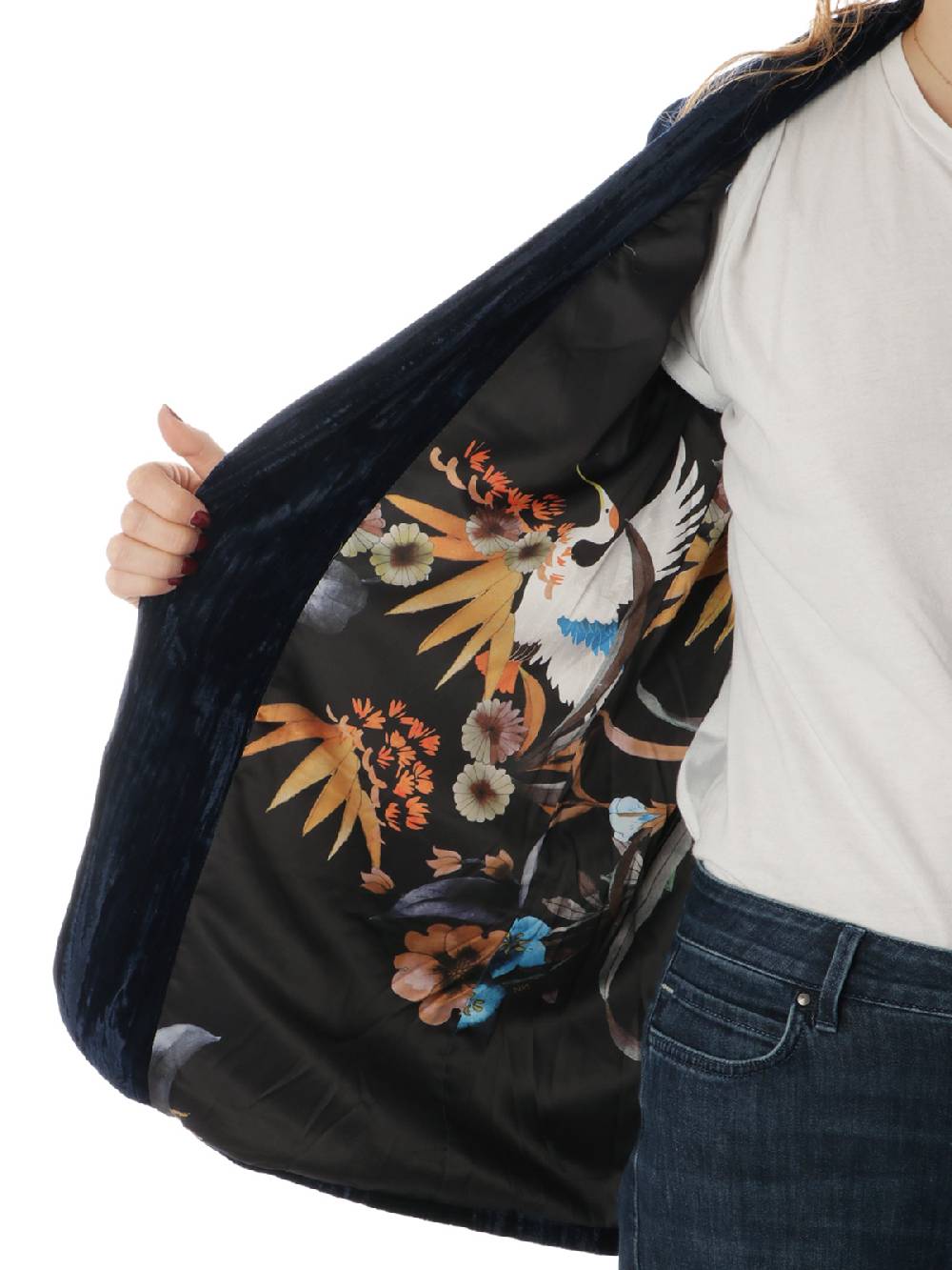 NENETTE Giacca Donna Brianna In Velluto Crinkle