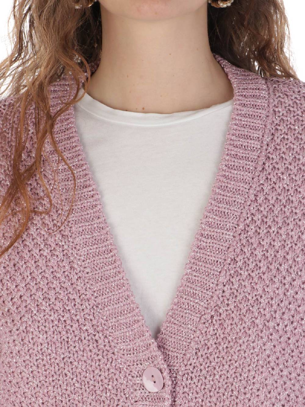 Nenette Jersey Cardigan Corto