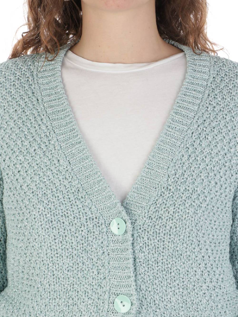 Nenette Jersey Cardigan Corto