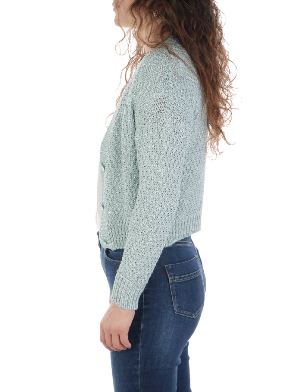 Nenette Jersey Cardigan Corto