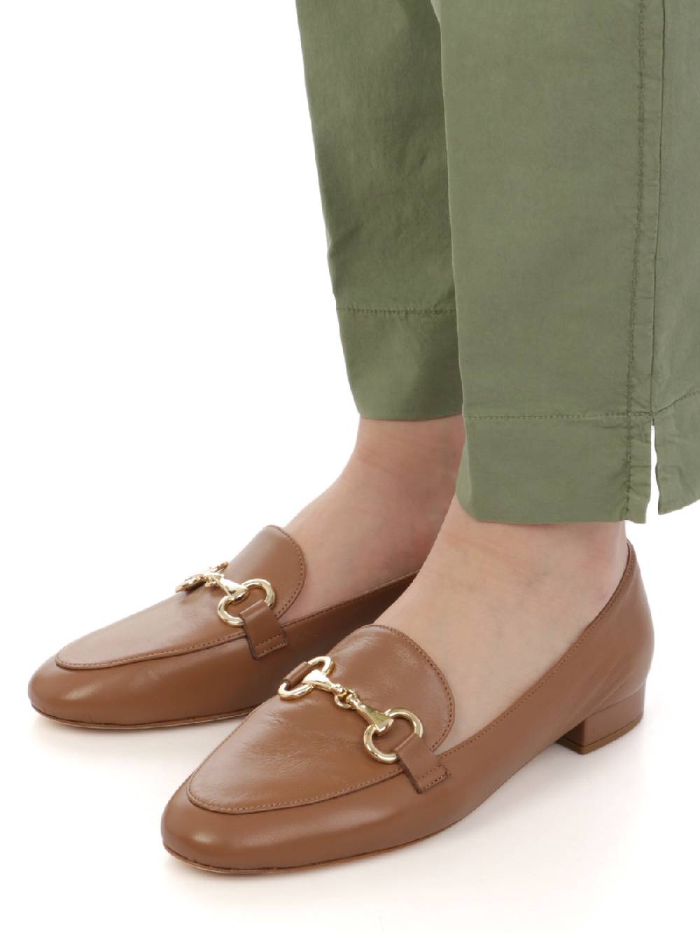 VIA MASINI 80 Pantaloni Chino Donna In Cotone Elasticizzato