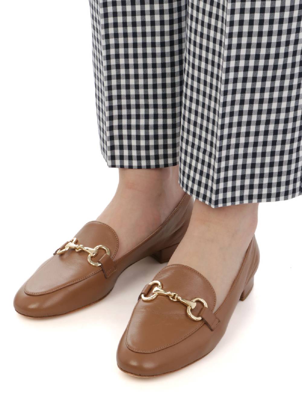 VIA MASINI 80 Pantaloni Trombetta Donna A Quadretti