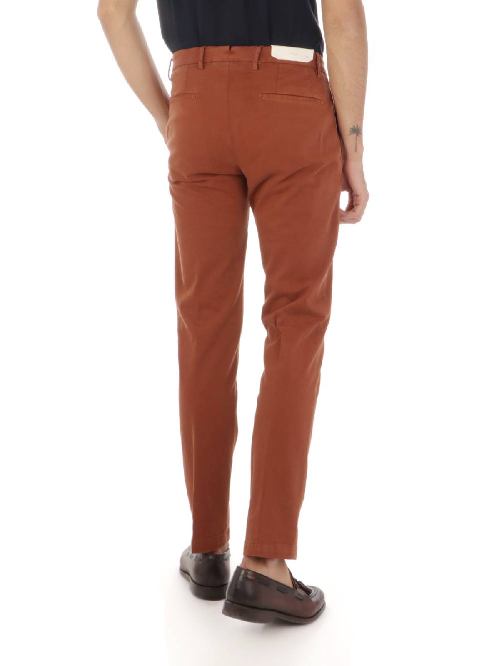 BRIGLIA 1949 Pantaloni Uomo Chino In Cotone Stretch