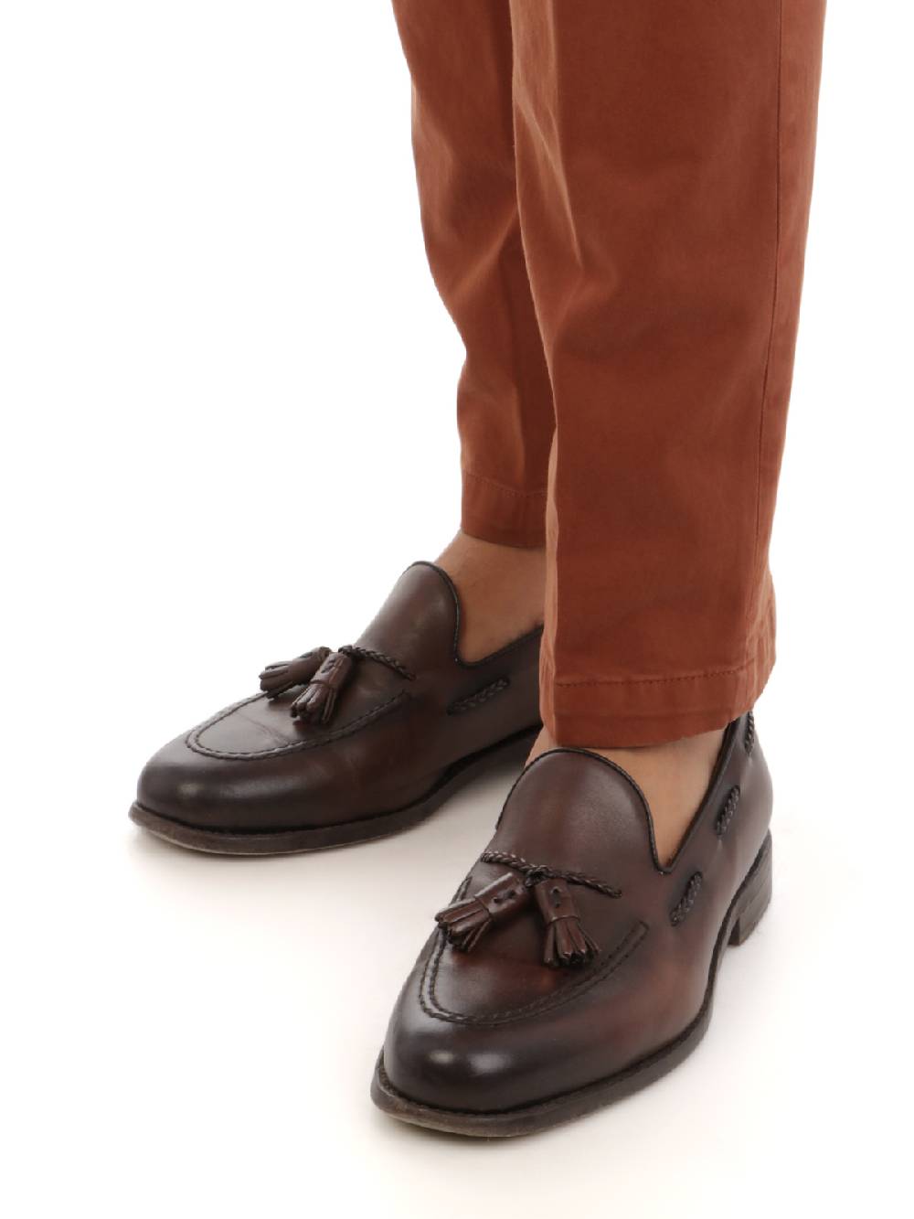 BRIGLIA 1949 Pantaloni Uomo Chino In Cotone Stretch