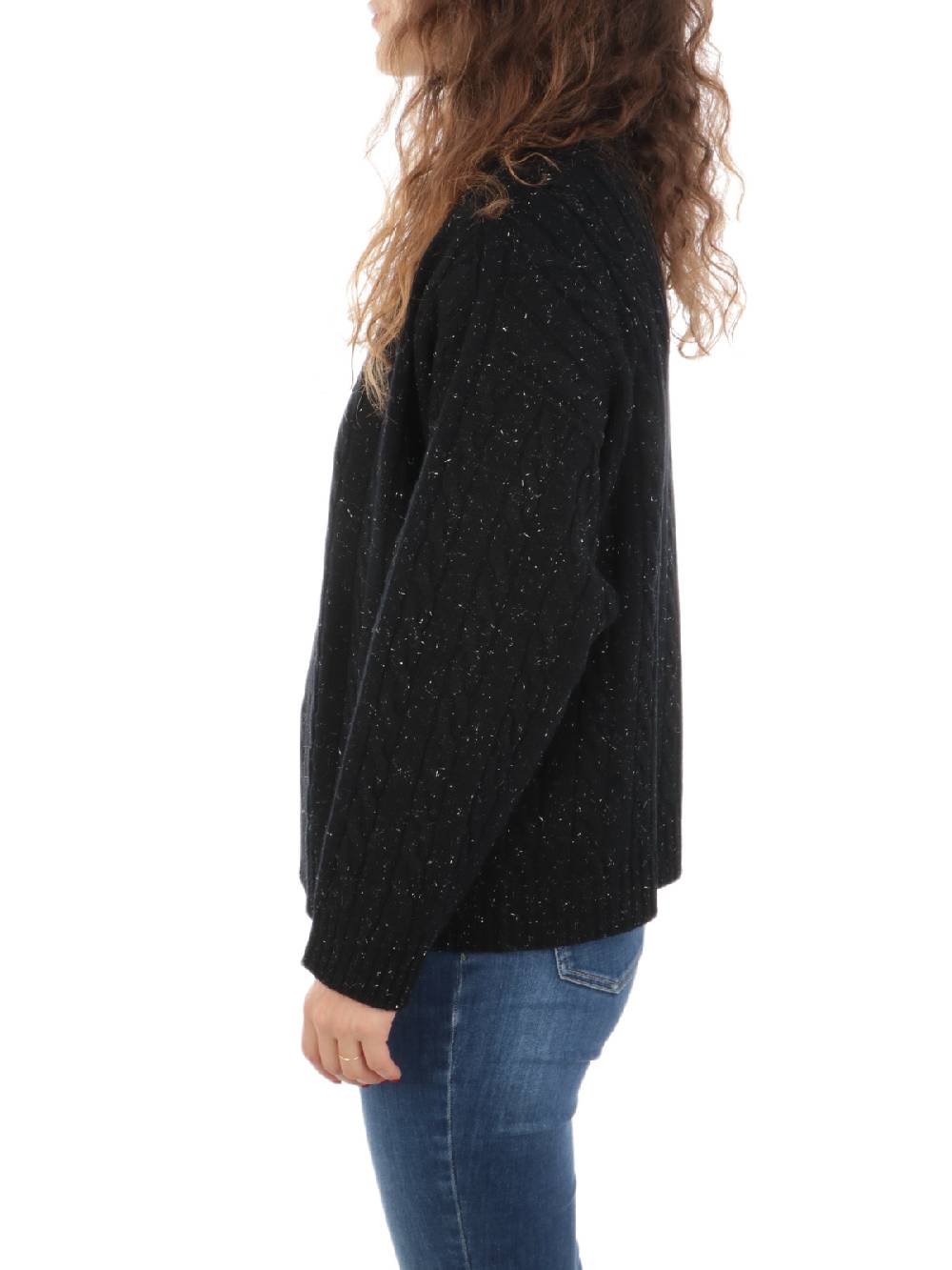 PESERICO Dolcevita Donna a Treccia Lurex