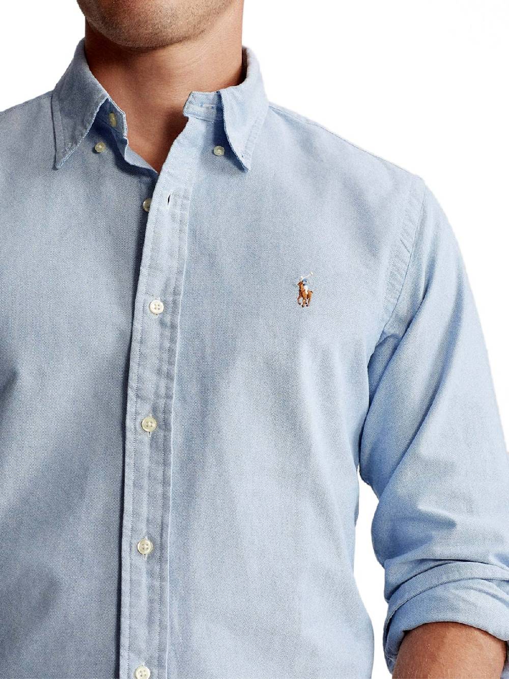 POLO RALPH LAUREN Camicia Oxford Uomo Custom Fit