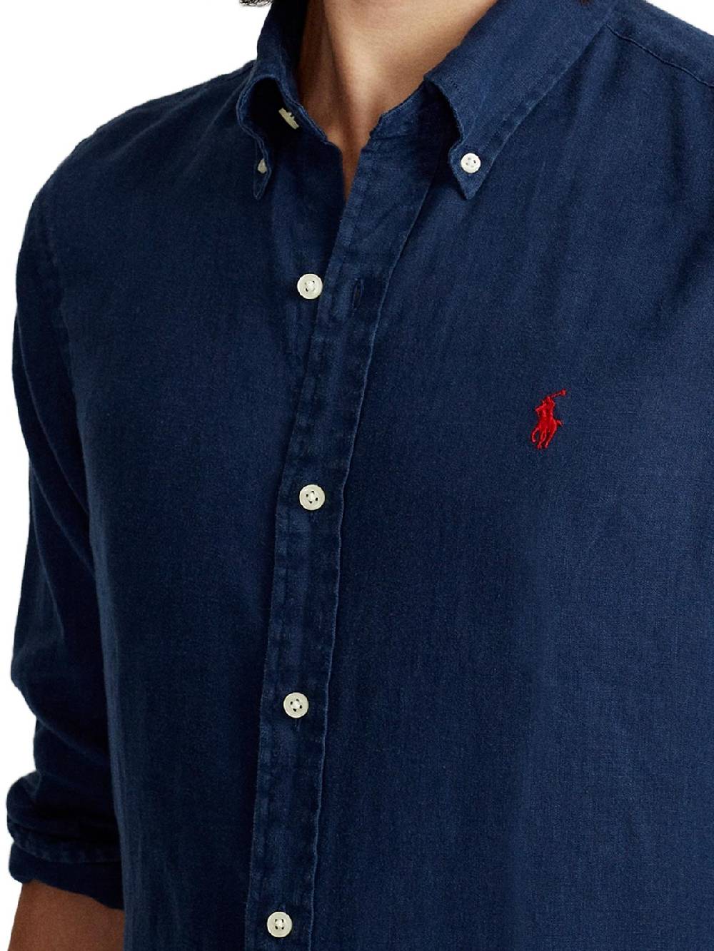POLO RALPH LAUREN Camicia Uomo Slim In Lino