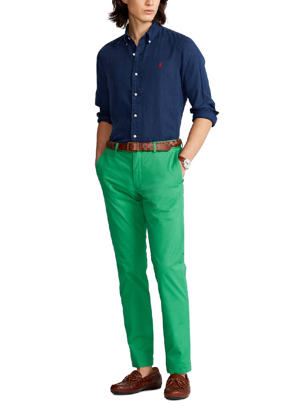 POLO RALPH LAUREN Camicia Uomo Slim In Lino