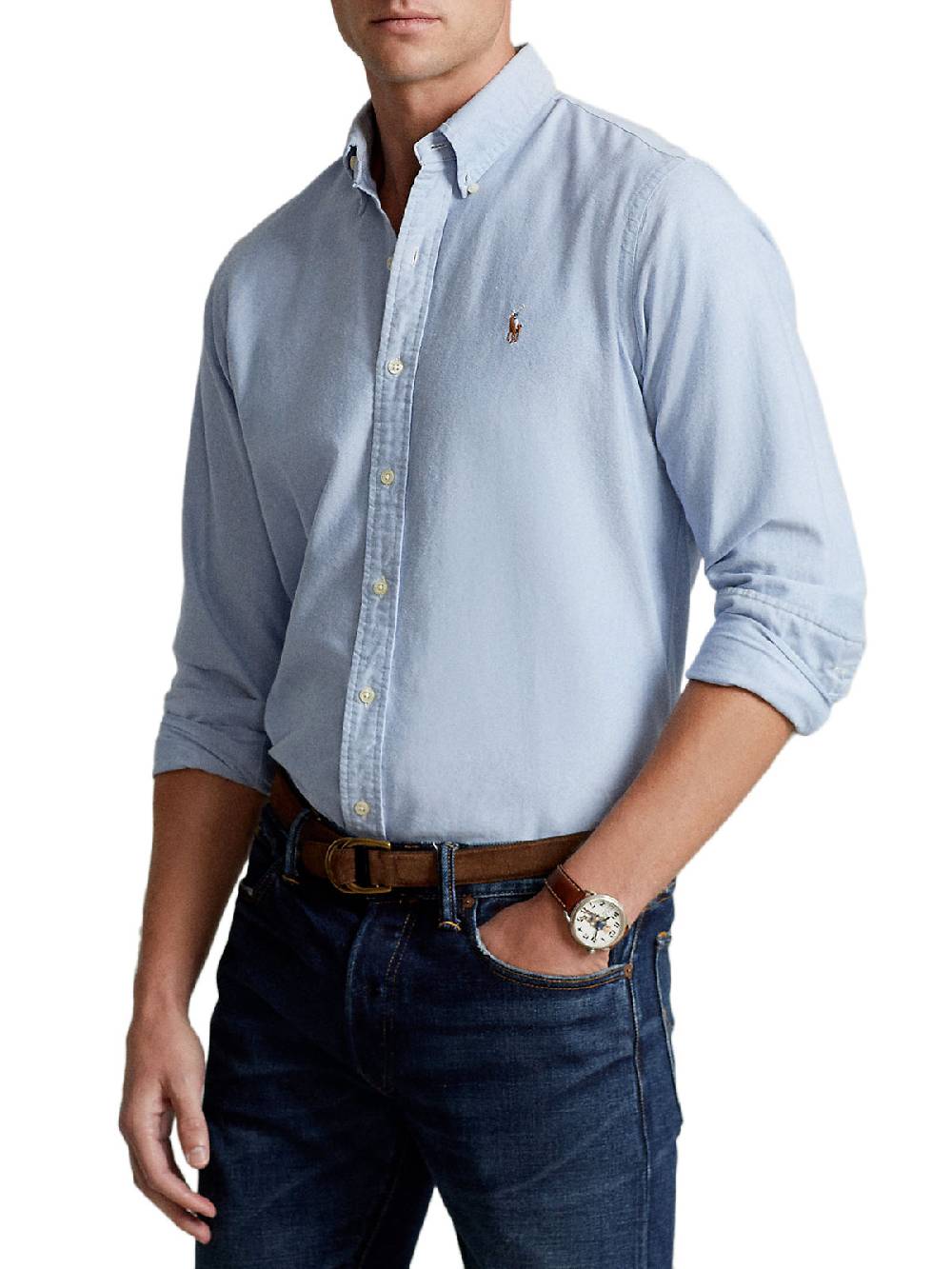 POLO RALPH LAUREN Camicia Uomo Sport In Cotone