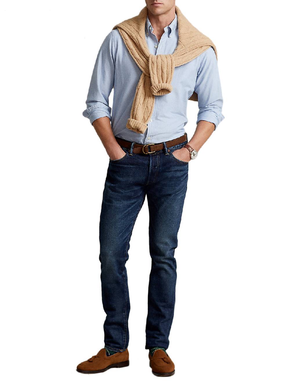 POLO RALPH LAUREN Camicia Uomo Sport In Cotone