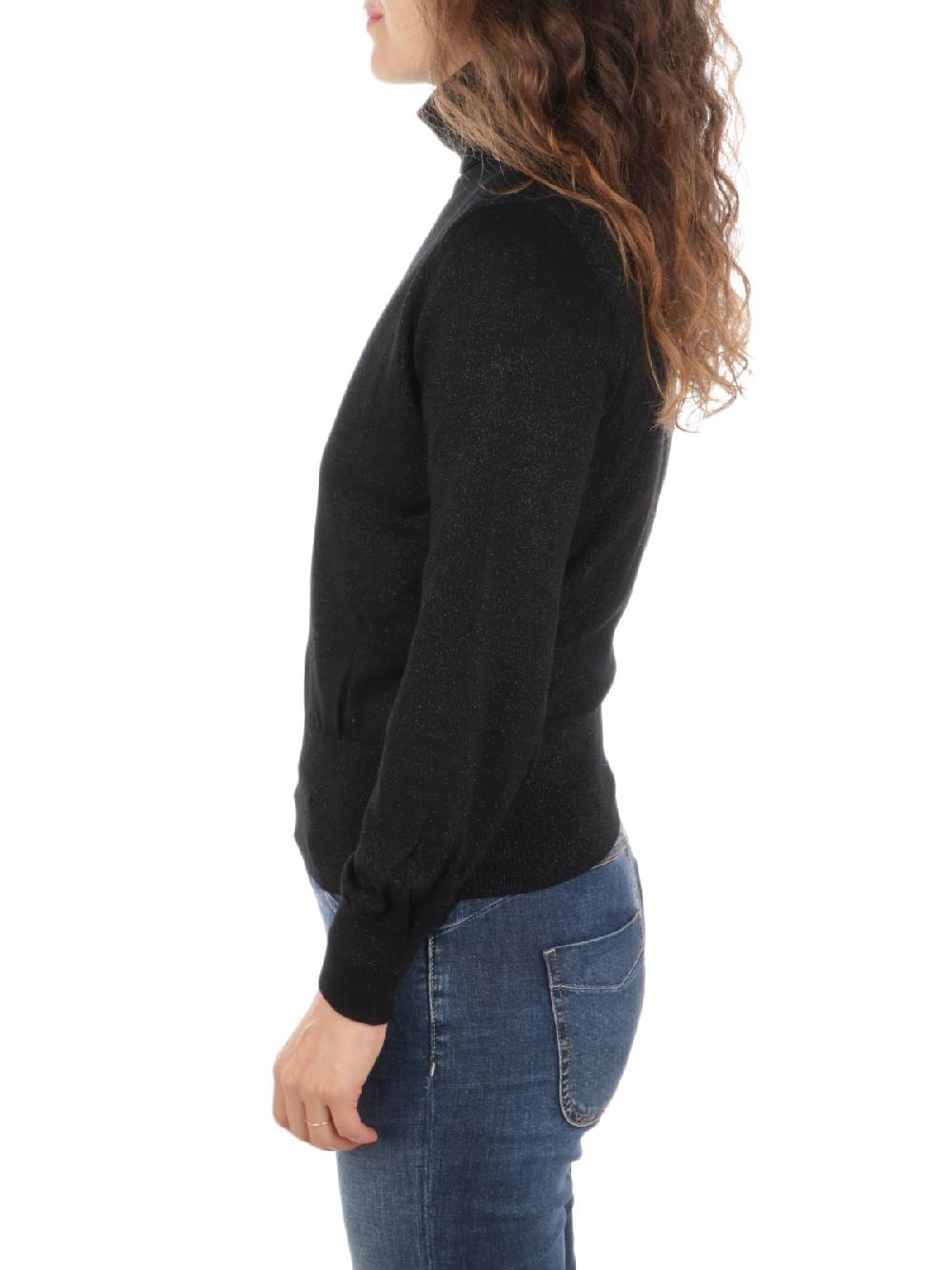 QUILISIA Dolcevita Donna Lurex in Lana Merino