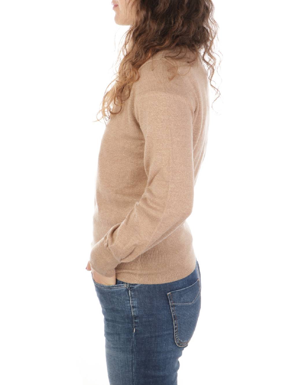 QUILISIA Dolcevita Donna Lurex in Lana Merino