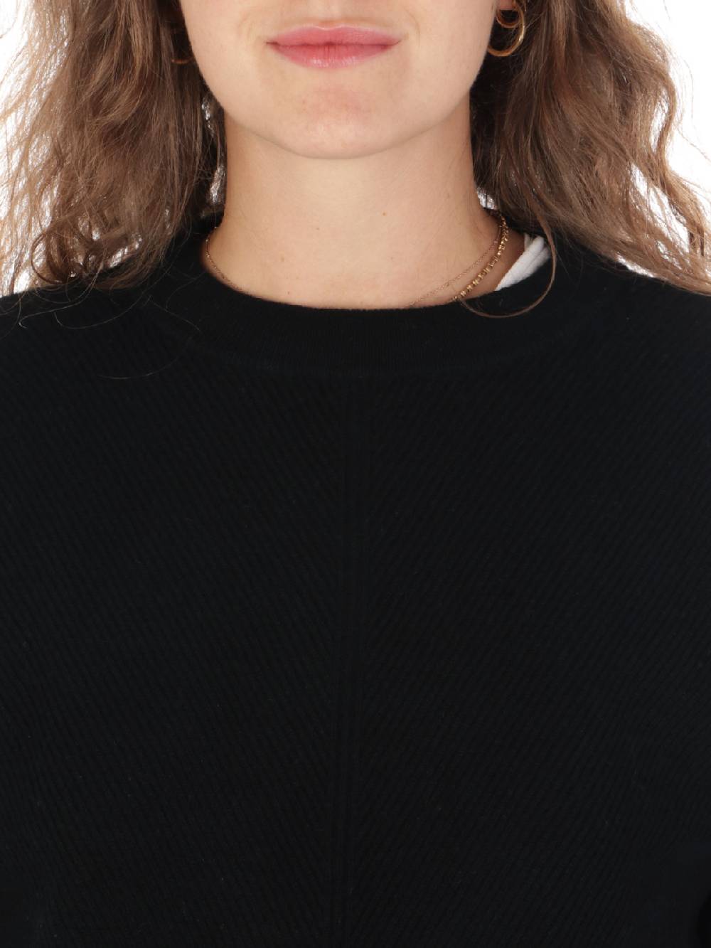 QUILISIA Maglia Donna A Coste In Lana E Cashmere