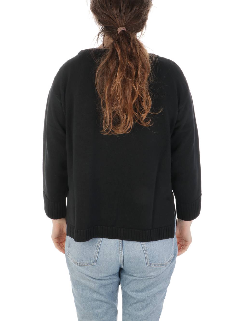 ROSSOPURO Maglia Donna Over In Cotone