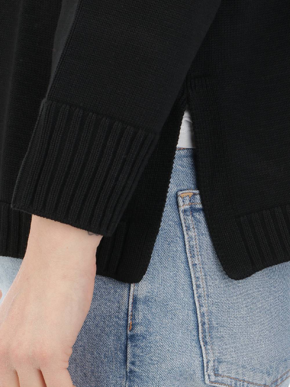 ROSSOPURO Maglia Donna Over In Cotone