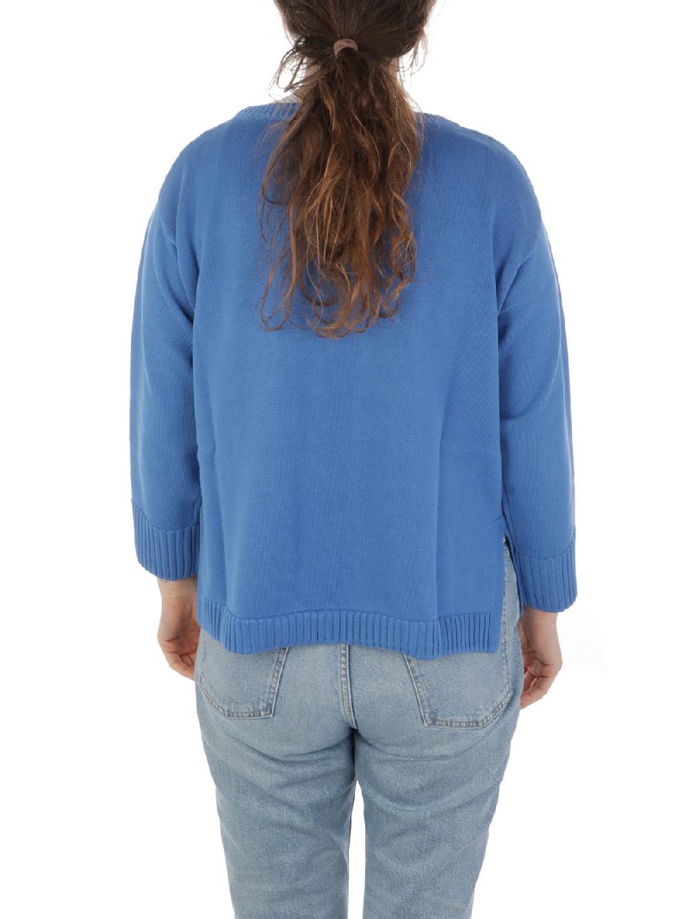 ROSSOPURO Maglia Donna Over In Cotone