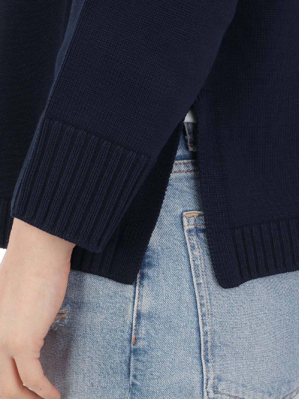 ROSSOPURO Maglia Donna Over In Cotone