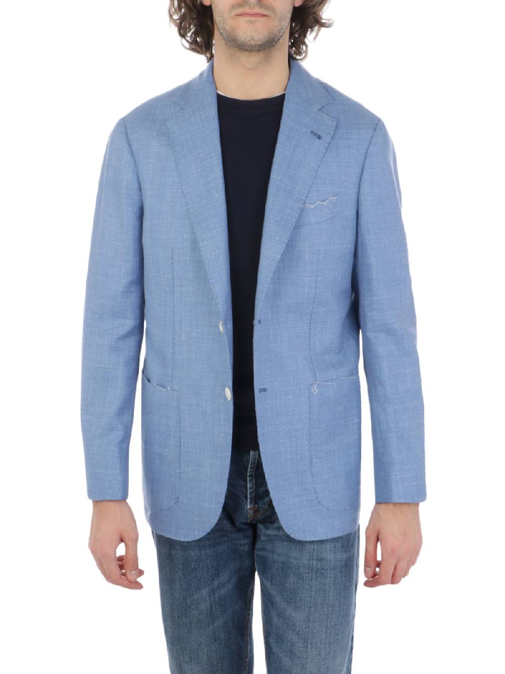 SARTORIO Giacca Uomo In Lana E Seta