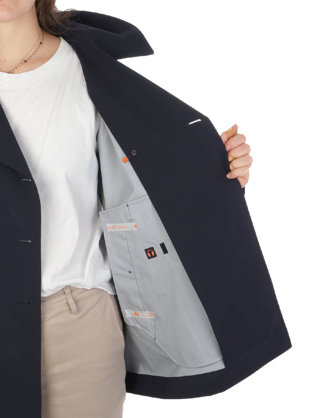 SAVE THE DUCK Giubbotto Da Donna Doppiopetto Sofi